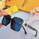 LV beach photo large round face suitable sunglasses female models small face summer premium sense show face small driving sunscreen UV