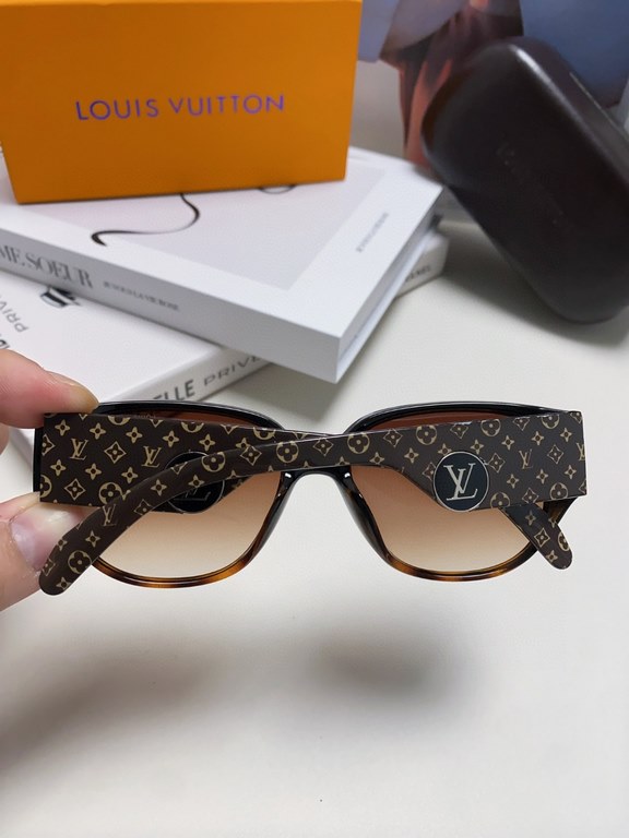 LV Louis Vuitton sunglasses, face-framing visor, high-end and lightweight