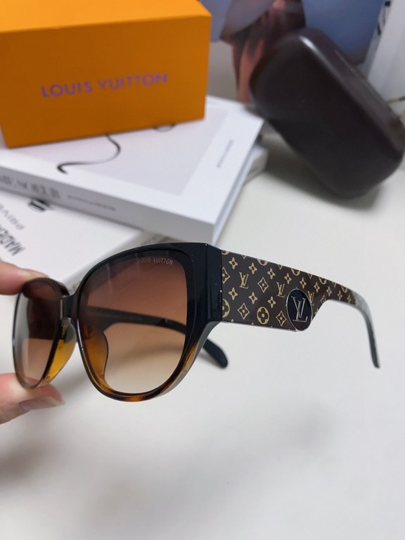 LV Louis Vuitton sunglasses, face-framing visor, high-end and lightweight