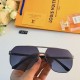 LV2023 new ultra-clear nylon polarized sunglasses men's retro stainless steel frame sunglasses eyeglasses