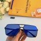 LV2023 new ultra-clear nylon polarized sunglasses men's retro stainless steel frame sunglasses eyeglasses