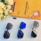 LV2023 new ultra-clear nylon polarized sunglasses men's retro stainless steel frame sunglasses eyeglasses