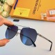 LV sunglasses men's new large face trend fashion polarized driving glasses super cool double beam sunscreen UV sunglasses