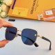 LV new single beam personalized sunglasses male handsome Korean sunglasses ins wind summer fashion glasses female can be equipped with myopia