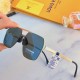 LV new polarized sunglasses for men retro trend metal sunglasses men tide