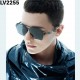 LV new polarized sunglasses for men retro trend metal sunglasses men tide