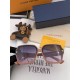 LV 2023 new women's square frame sunglasses driving sunglasses New sunglasses Fashionable and generous Comfortable and lightweight Exquisite luxury Ultra-light Model L2805