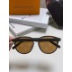 LOUIS VUITTON Round frame Full of details Original LV cut edge rimless shape Gorgeous turn with infinite taste Patterned design Classic unique mirror leg logo     High quality Official website synchronization