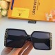 LV net red sunglasses female ins Korean version of the tide of fashion personality large frame ultraviolet protection street shooting sunglasses large face thin