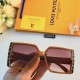 LV net red sunglasses female ins Korean version of the tide of fashion personality large frame ultraviolet protection street shooting sunglasses large face thin