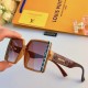 LV net red sunglasses female ins Korean version of the tide of fashion personality large frame ultraviolet protection street shooting sunglasses large face thin