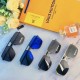 LV sunglasses retro double beam new tide men senior sense ins driving special polarized sunglasses