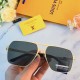 LV sunglasses retro double beam new tide men senior sense ins driving special polarized sunglasses