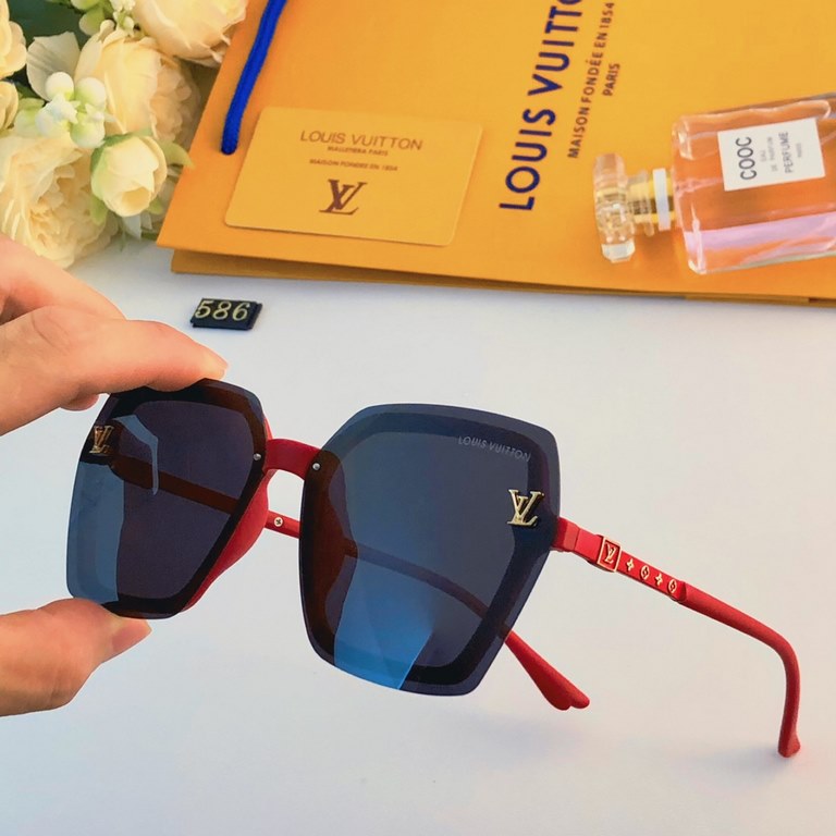 LV2023 new Europe and the United States trend of fashion personality sunglasses saucer sunglasses women sunglasses