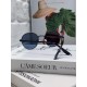 Lv Louis Vuitton 2024 star the same models sunglasses female male metal fashion flat small frame curved sunglasses unisex