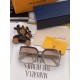 LV 2023 new women's square frame sunglasses driving sunglasses New sunglasses Fashionable and generous Comfortable and lightweight Exquisite luxury Ultra-light Model L7805