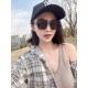 LV 2023 new women's square frame sunglasses driving sunglasses New rimless sunglasses Fashionable and generous Comfortable and light Exquisite luxury Ultra-light Model L6226