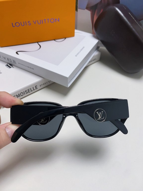 LV Louis Vuitton sunglasses, face-framing visor, high-end and lightweight