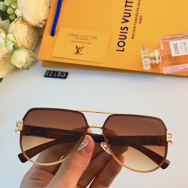 LV new men and women sunglasses fashion casual sunglasses anti-ultraviolet tide driving driving travel travel sunglasses