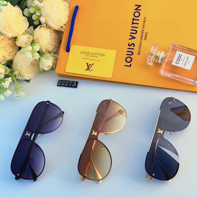 Lv new men's high-end sunglasses fashion handsome trend sunglasses outdoor driving travel sunglasses