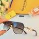 LV new large frame sunglasses for men and women fashion trend casual sunglasses travel driving sunglasses