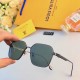 LV retro sunglasses trend personality netroots street shooting glasses Hong Kong style sunglasses