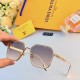 LV retro sunglasses trend personality netroots street shooting glasses Hong Kong style sunglasses