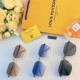 LV retro sunglasses trend personality netroots street shooting glasses Hong Kong style sunglasses