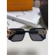 Lv Louis Vuitton 2024 latest version of the advanced sense of temperament large frame square celebrity sunglasses women's new large round face sunshade sunglasses for men and women