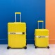 【Oilfield Gold】  Oilfield Gold color is inspired by the infinite fields of rapeseed flowers under the bright sun of Tuscany, which are golden and eye-catching.RIMOW@Silmova new color suitcase, YiYangQianXi same Essential