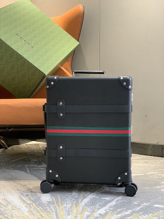 Globe-Trotter series GG luggage, GUCCi and the British royal luggage brand Globe-Trotter cooperation models, sensational show models 