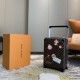 A limited edition with a new lookThe new Horizon luggage revitalizes Louis Vuitton's legendary heritage with a creative twist. The iconic Monogram canvas is embellished with travel appliqués that harken back to the brand