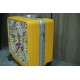 Takashi Murakami limited luggagetrolley caseHealing sunflower   inexplicably good mood when you see it [wow].Iconic retro print pattern with aluminum frame, fashionable and durable.TSA double combination lock, automatic 