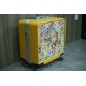 Takashi Murakami limited luggagetrolley caseHealing sunflower   inexplicably good mood when you see it [wow].Iconic retro print pattern with aluminum frame, fashionable and durable.TSA double combination lock, automatic 