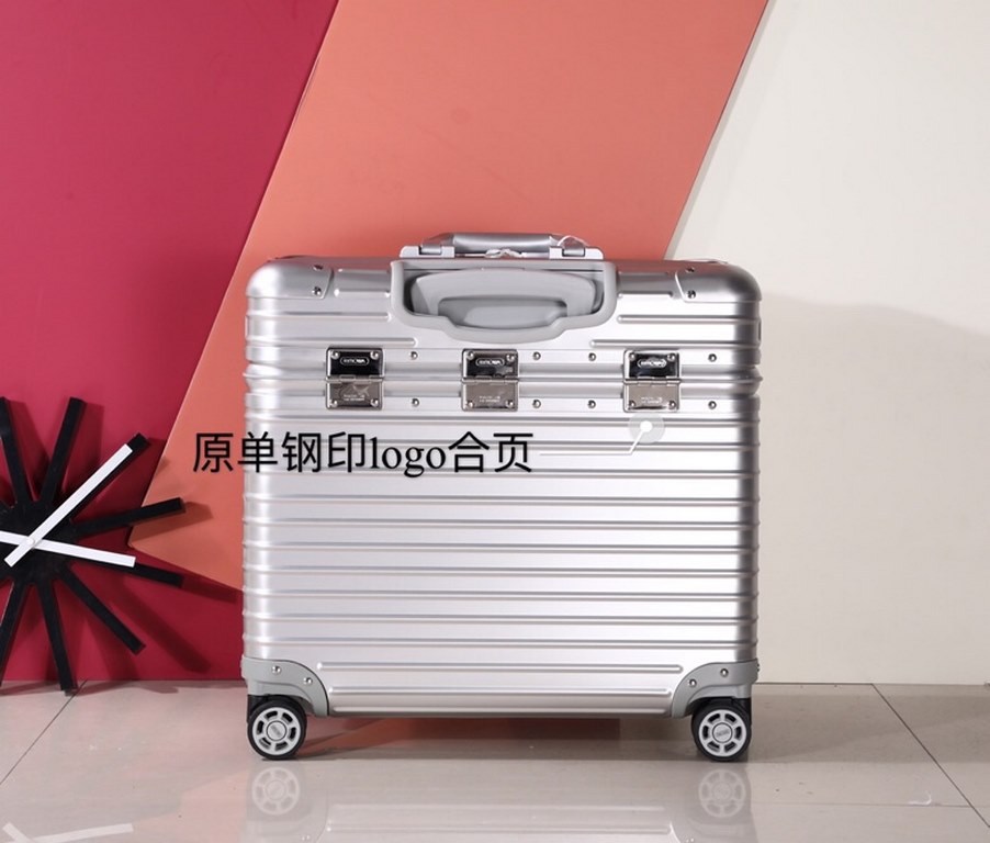 Rimowa Pilot    Rimowa Pilot Camera Case Captain's Case Luggage Suitcase Aluminum and Magnesium Alloy in stock. Real aviation aluminum, conscientious workmanship. Thickened anti-drop bag corners, full of compulsion. Stan