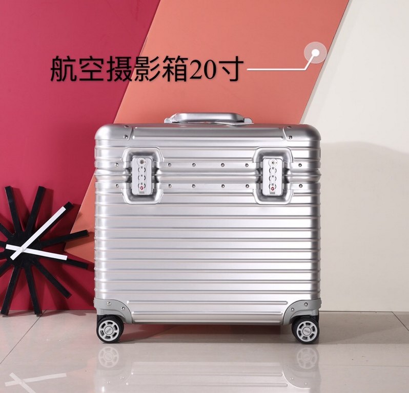 Rimowa Pilot    Rimowa Pilot Camera Case Captain's Case Luggage Suitcase Aluminum and Magnesium Alloy in stock. Real aviation aluminum, conscientious workmanship. Thickened anti-drop bag corners, full of compulsion. Stan