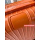 [Fragrant Mango Orange] RIMOWA Zhimowa new color suitcase, easy to use the same Essential series, colorful, enjoy the journey. Using the national universal TSA customs lock, upgraded version of the simple logo fashion hi