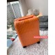 [Fragrant Mango Orange] RIMOWA Zhimowa new color suitcase, easy to use the same Essential series, colorful, enjoy the journey. Using the national universal TSA customs lock, upgraded version of the simple logo fashion hi