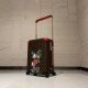 The LVx Disney SEASON 2 $ Collection Horizon 55 Quad Trolley Case takes Disney's vibrant color palette and embellishes it with appliqués and prints on Monogram-embossed leather, combining iconic elements from the NBA and