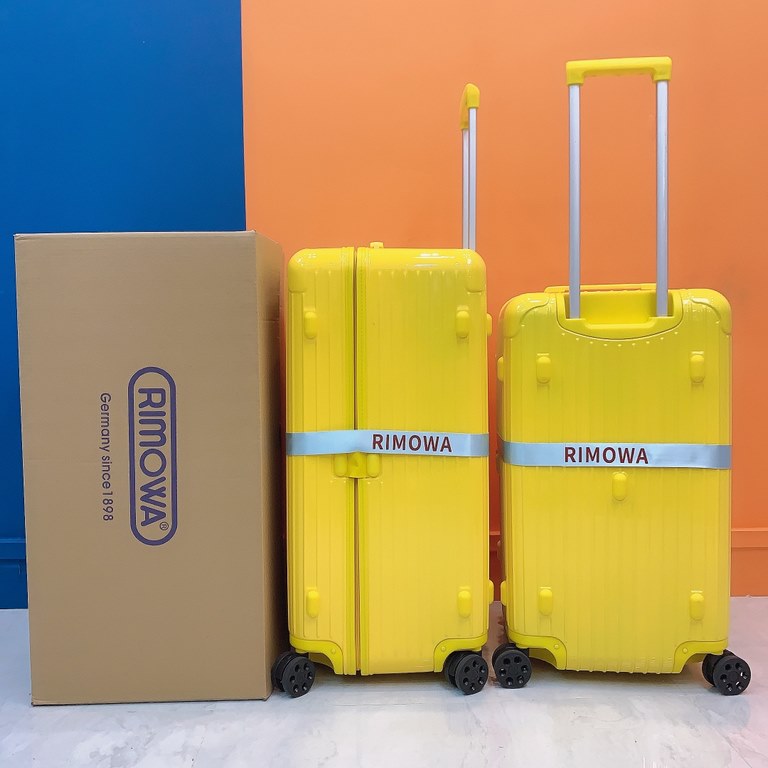 Oil field gold color inspired by the infinite fields of rapeseed flowers under the bright sun of Tuscany, golden, eye-catching, PC zipper box  complimentary raincoat  cardboard box with logo, YiYiQianXi the same suitcase