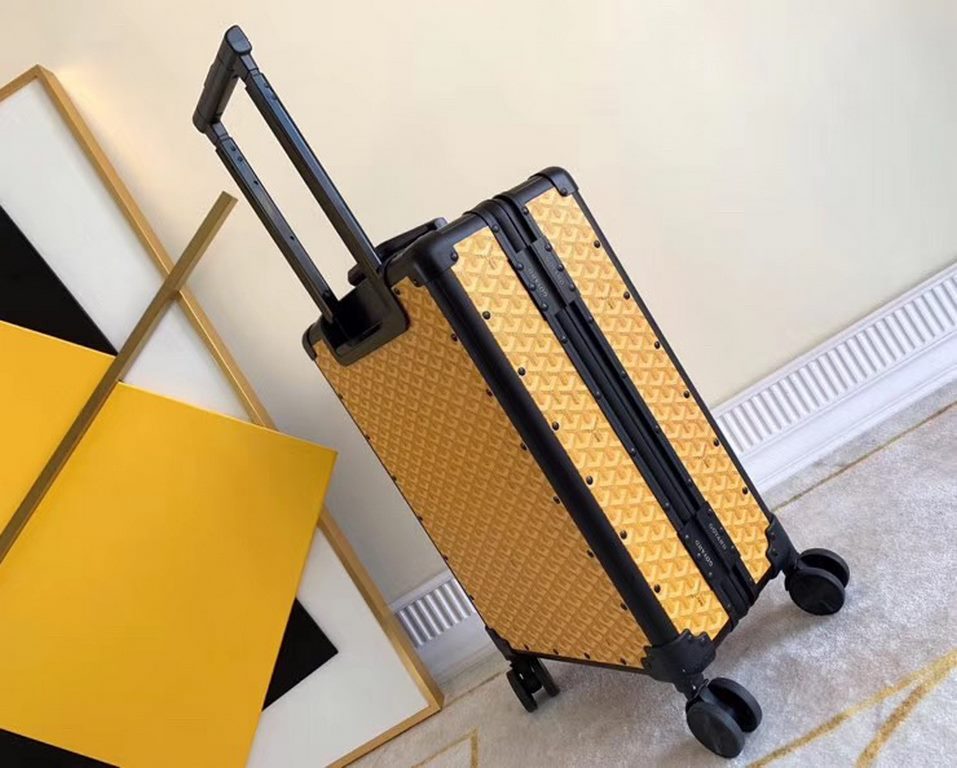 Goya Goy Luggage  LuggageAnother set of new fashion favorites, this retro-shaped trolley case has its own unique kind of fashionable and competent style, strength and value are online   Pan him! Iconic prints with alumin