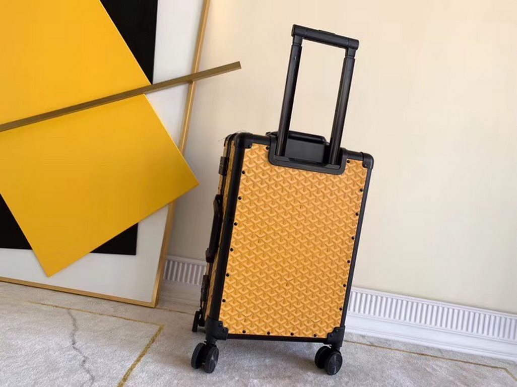 Goya Goy Luggage  LuggageAnother set of new fashion favorites, this retro-shaped trolley case has its own unique kind of fashionable and competent style, strength and value are online   Pan him! Iconic prints with alumin