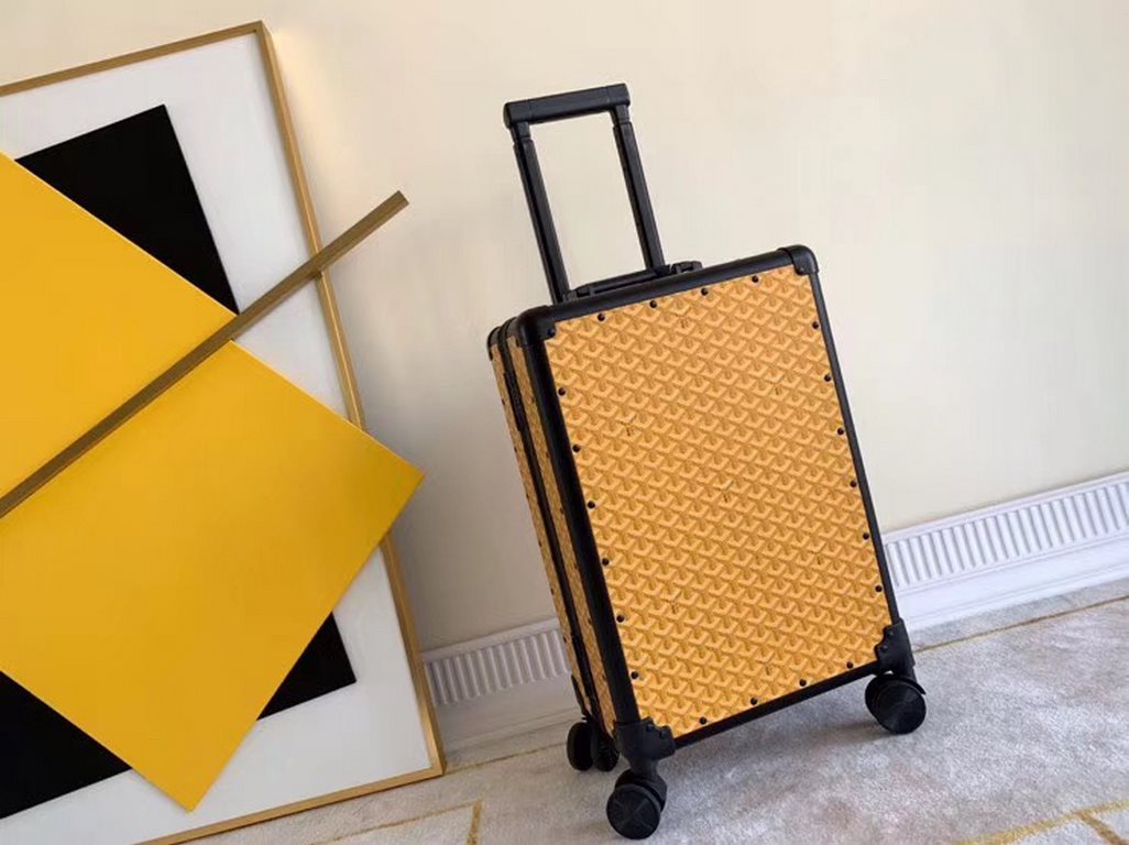 Goya Goy Luggage  LuggageAnother set of new fashion favorites, this retro-shaped trolley case has its own unique kind of fashionable and competent style, strength and value are online   Pan him! Iconic prints with alumin