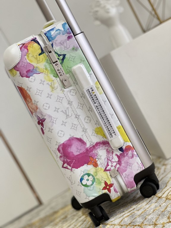 watercolor Summer Collection The new Horizon luggage revolutionizes Louis Vuitton's legendary heritage with a creative twist. The iconic Monogram canvas is embellished with travel appliqués that harken back to the brand'