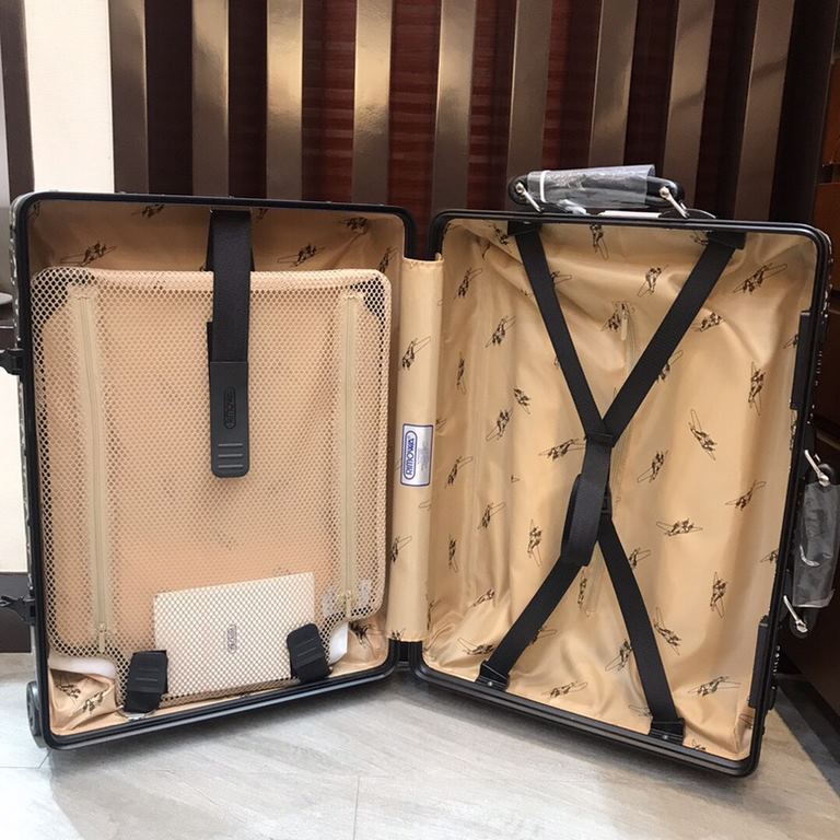 The strongest co-branding ever Exclusive Limited LV X Supreme X Rimowa Only Counter Size 20 inch 24 inch Aluminum Magnesium Alloy Front LOGO One-piece Hydraulic Premium Handmade Workshop Boutique Ultimate Edition Of cour