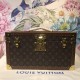 Lv Cosmetic Case with MirrorThis makeup case is made of Monogram canvas fabric and contains a makeup mirror. Complete with a washable lining and 14 bottle sleeves, it is the ideal travel companion. This product is a cons