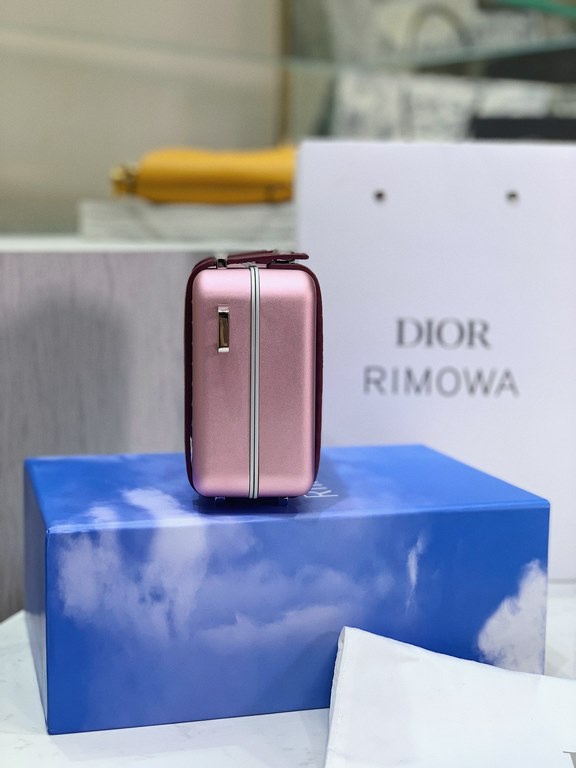 DIR X RIMOWA Capsule Collaboration CollectionUltra Limited EditionA lot of goodwill  My heart  Small but very  lovely. Super practical,Total  3 compartments. The size of a handbag.It can definitely fit an Iphone proMax [