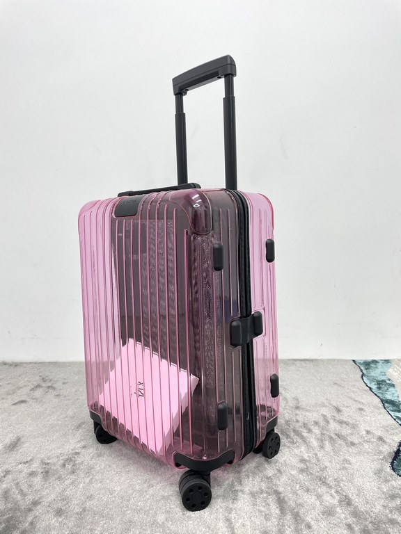 The new limited edition  RIMOWA Essential Neon  Neon series boarding box 21 inch 『Electric Pink』shipped!Colorful and gorgeous colors, vibrant state fitness pull full, inspired by the resonance of the young attitude of th