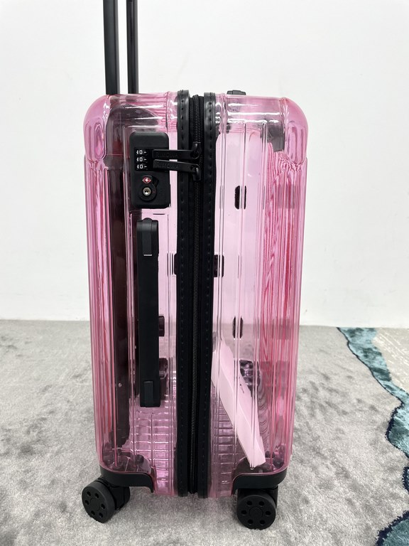 The new limited edition  RIMOWA Essential Neon  Neon series boarding box 21 inch 『Electric Pink』shipped!Colorful and gorgeous colors, vibrant state fitness pull full, inspired by the resonance of the young attitude of th