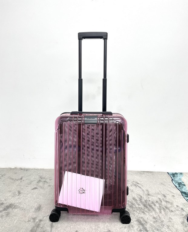 The new limited edition  RIMOWA Essential Neon  Neon series boarding box 21 inch 『Electric Pink』shipped!Colorful and gorgeous colors, vibrant state fitness pull full, inspired by the resonance of the young attitude of th